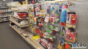 Lot of assorted painting accessories etc, including rollers, drop cloths, paint shields,