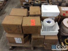 Lot of (12) boxes 8” x 2 1/2” x 1 1/2” grinding wheels, (6 per box)