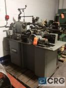 Hardinge chucker lathe, mn N/A, sn N/A, 125-3000 rpm spindle speed max, dovetail bed