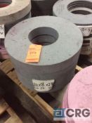 Lot of (4) 20” x 8” x 2 3/4” grinding wheels