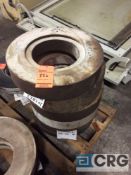 Lot of (7) asst 20” x 10” grinding wheels