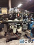 Bridgeport 1115 TWIN HEAD knee milling machine with True Trace pattern tracer, Bridgeport