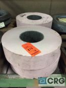 Lot of (4) 20” x 8” x 5 1/2” grinding wheels