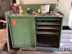 Steel parts cabinet, 5 ft