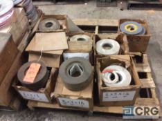 Lot of asst grinding wheels, contents of (2) skids