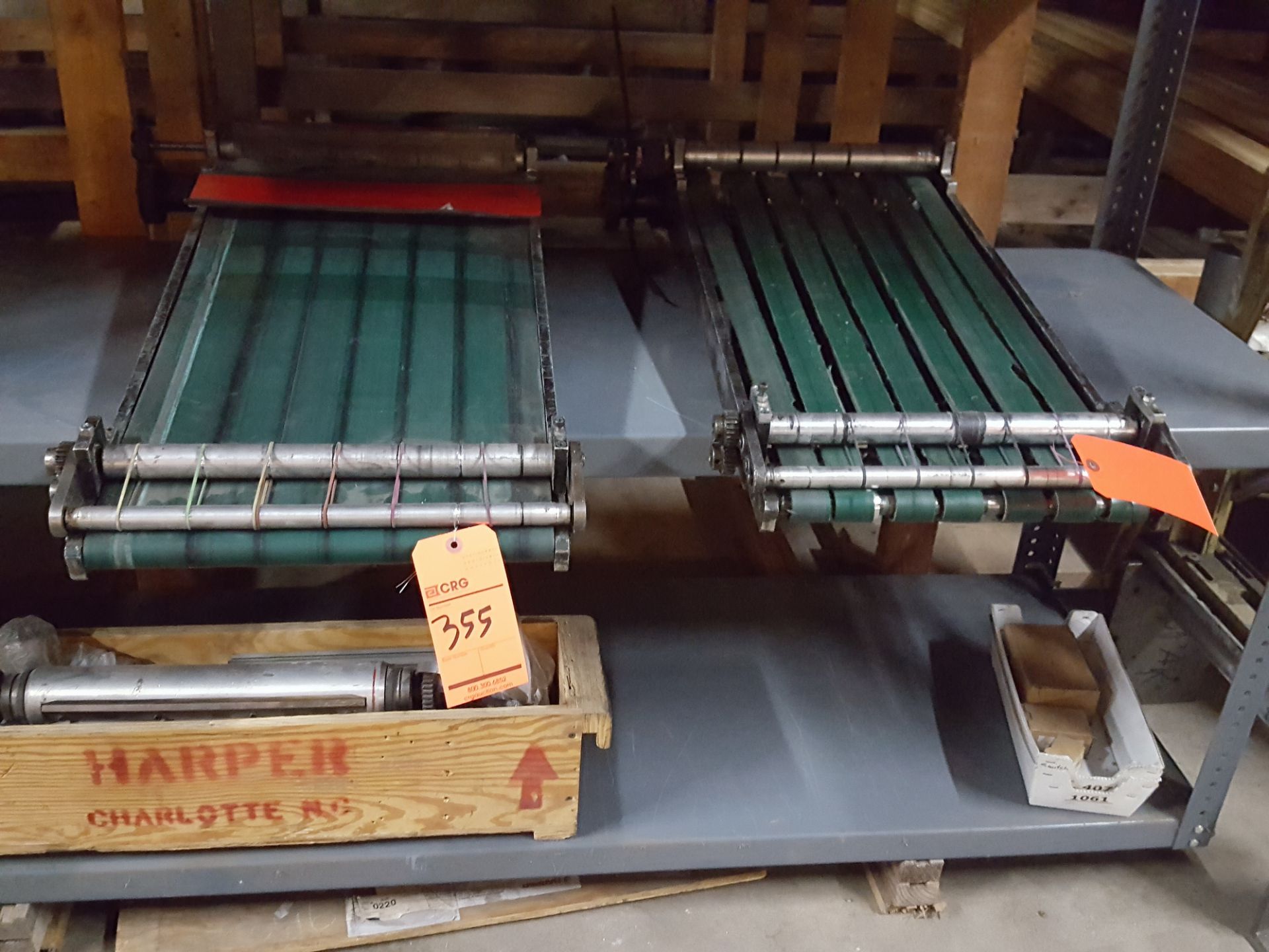 Lot of (2) ass't 3 ft. Ko-Pack conveyor units - LOCATED AT 524 ROUTE 7 SO., MILTON, VT