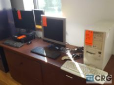 Lot of assorted computers, monitors, keyboards and accessories etc.