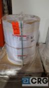 Lot of (2) new rolls of 13 in. paper stock, AVERY DENNISON 54# SG FSC ITC/C2500/40#, 10,000 plus,