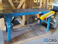 Lot of (3) assorted motorized belt conveyors - LOCATED AT 524 ROUTE 7 SO., MILTON, VT