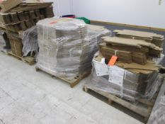 Lot of assorted KD cardboard parts boxes - (3) pallets - LOCATED AT 524 ROUTE 7 SO., MILTON, VT