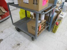 Lot of (4) assorted metal shop carts, no contents - LOCATED AT 524 ROUTE 7 SO., MILTON, VT