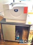 Xerox Phaser 7760 printer with stand and supplies etc.