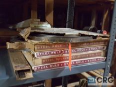 Lot of (6) ass't packages of Zimmer steel rules - LOCATED AT 524 ROUTE 7 SO., MILTON, VT