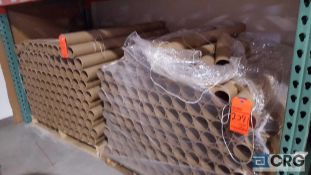 Lot of (230) plus, 4 ft. long x 3 1/4 in. diameter cardboard core tubes.