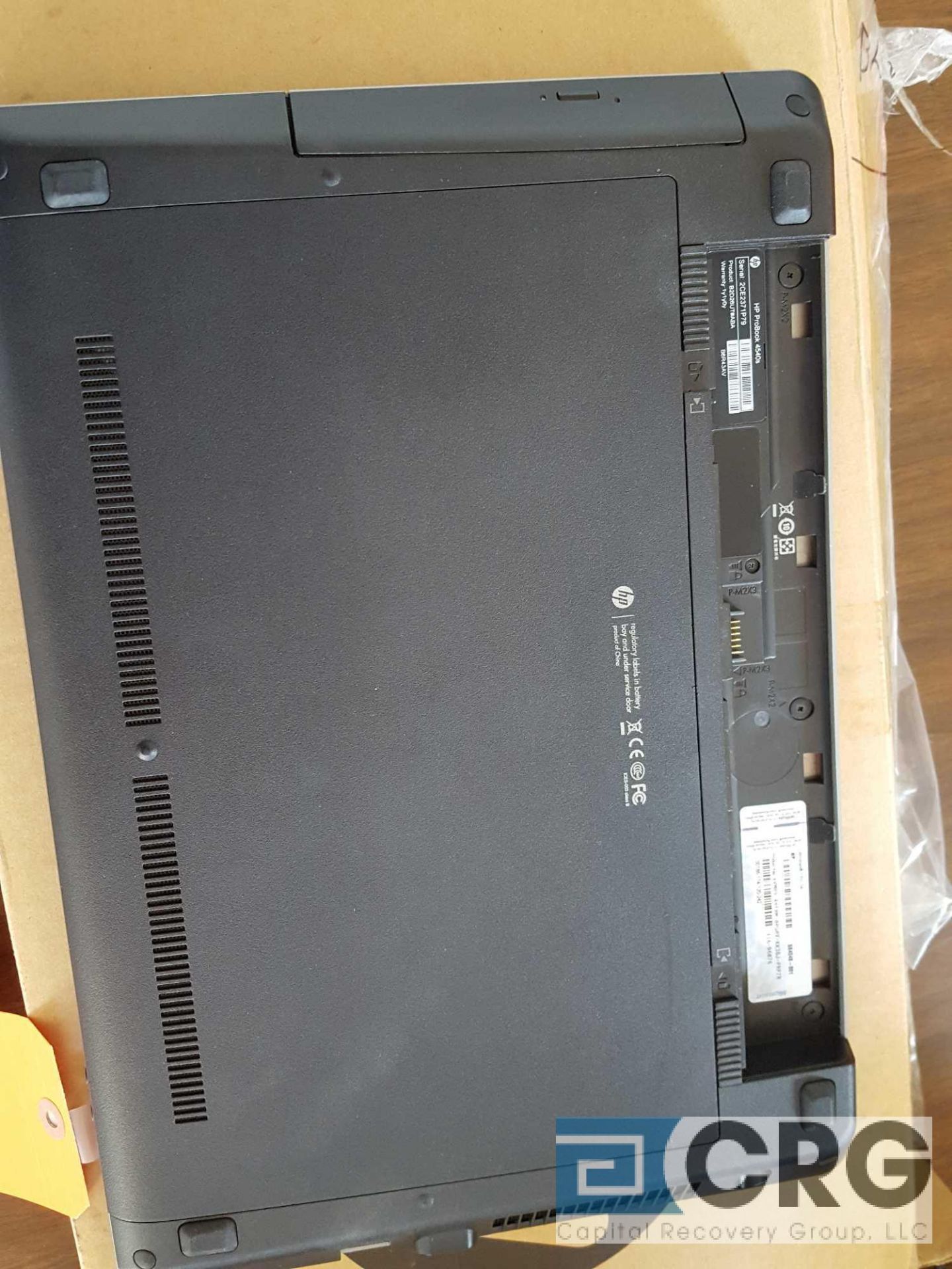 HP laptop computer, missing battery and power cord. - Image 2 of 2