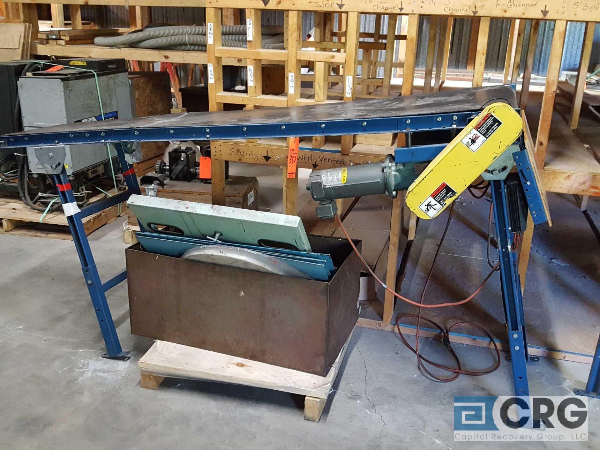 Lot of (3) assorted motorized belt conveyors - LOCATED AT 524 ROUTE 7 SO., MILTON, VT - Image 4 of 4