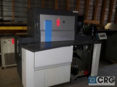 2005 HP Indigo Press s2000 continuous digital printing press, 6 color, 800 x 800 dpi, 800 x 2,400