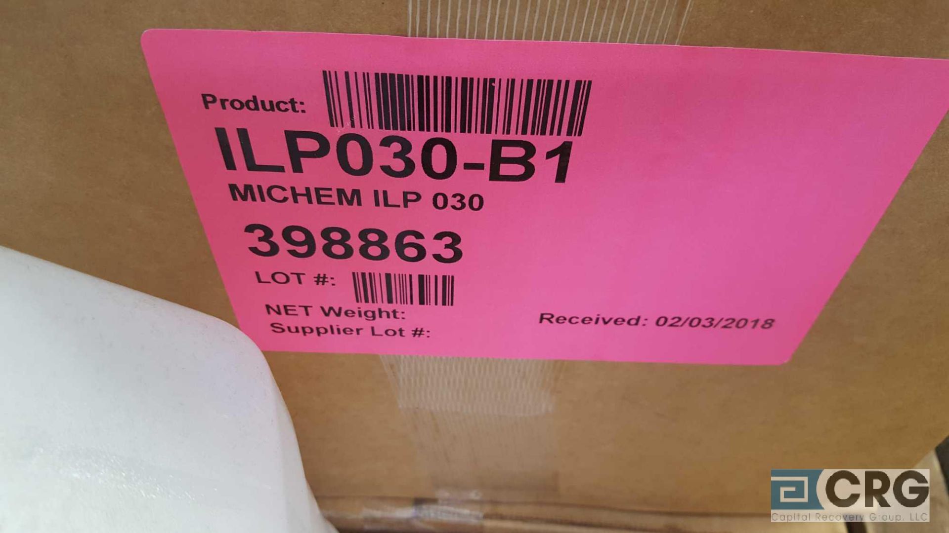 Lot of (16) 11 lb. bottles Michelman, Michem ILP 030, priming solution for in line priming unit. - Image 3 of 3