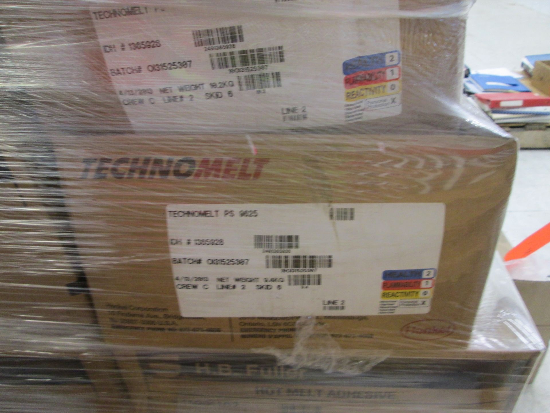 Lot of (53) boxes of assorted HB Fuller hot melt adhesive chips, and (7) boxes Technomelt - - Image 4 of 4