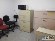 Lot of assorted office and shop furniture etc.