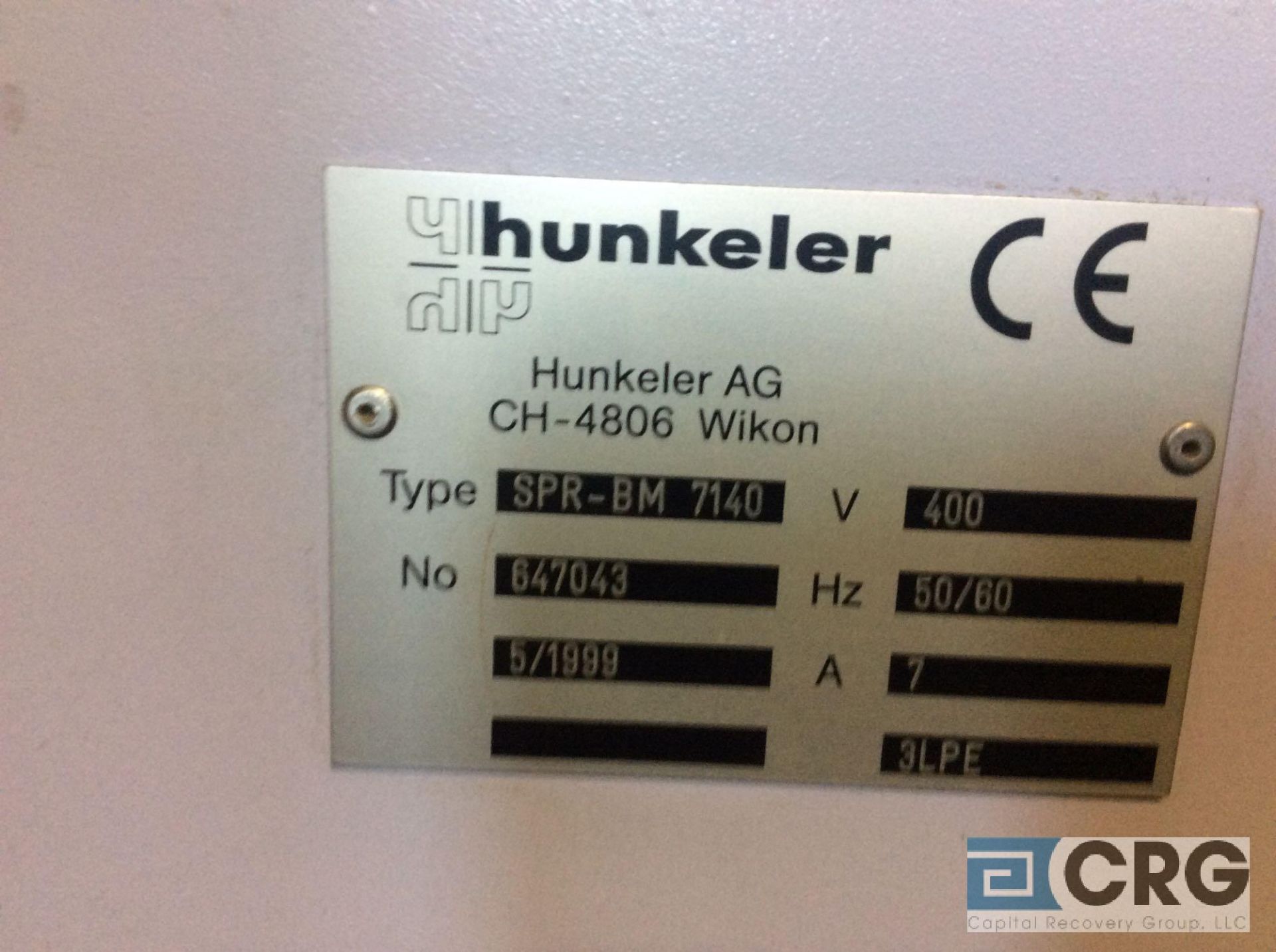 Hunkeler Sprinter folding machine, type SPR-BM 7140, serial number 647043 - Image 5 of 5