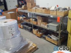 Lot of assorted shop benches, shelving, and ramps etc.