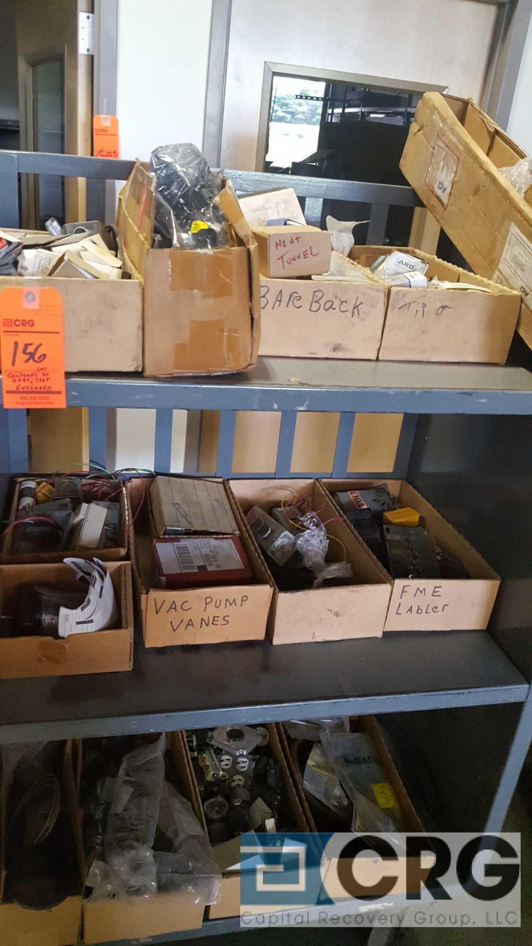 Lot of assorted spare parts and equipment etc, contents of (4) carts, carts excluded. - Image 2 of 6