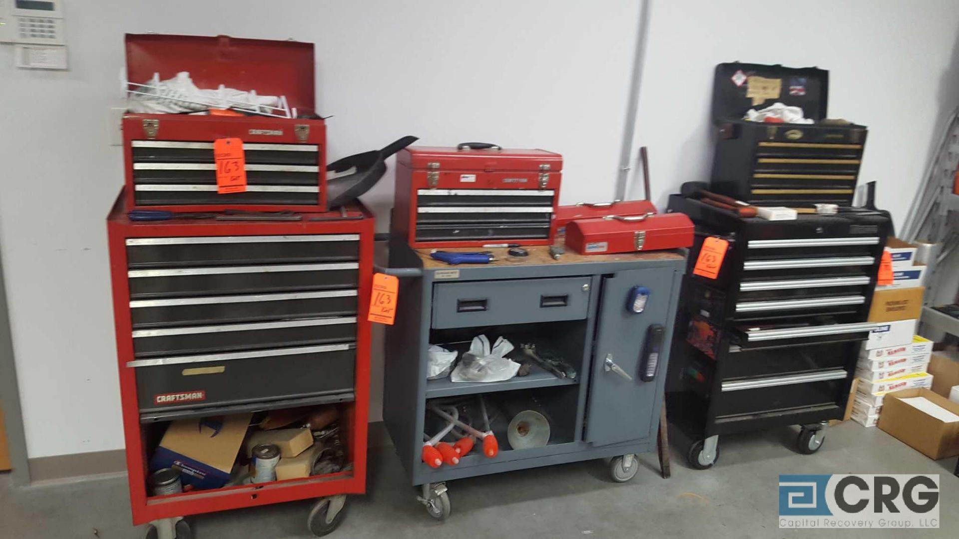 Lot of assorted tools etc. with (3) tool boxes