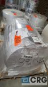 Lot of (2) new rolls of 13 in. paper stock, SILVER 63# BRIGHT SILVER METALIZED PAPER ITC/PCT245/