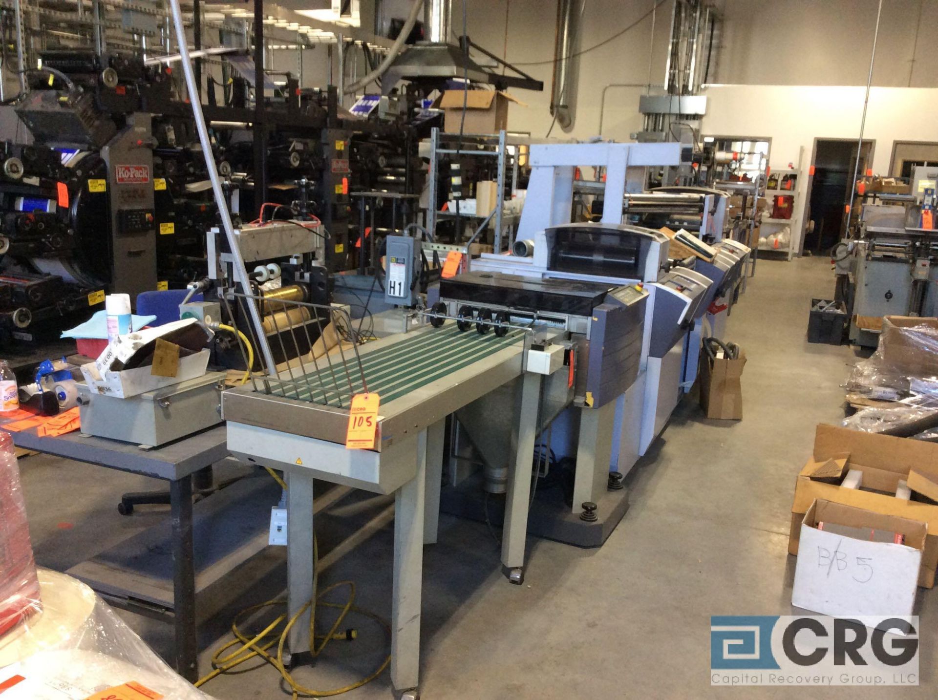 Hunkeler Sprinter folding machine, type SPR-BM 7140, serial number 647043