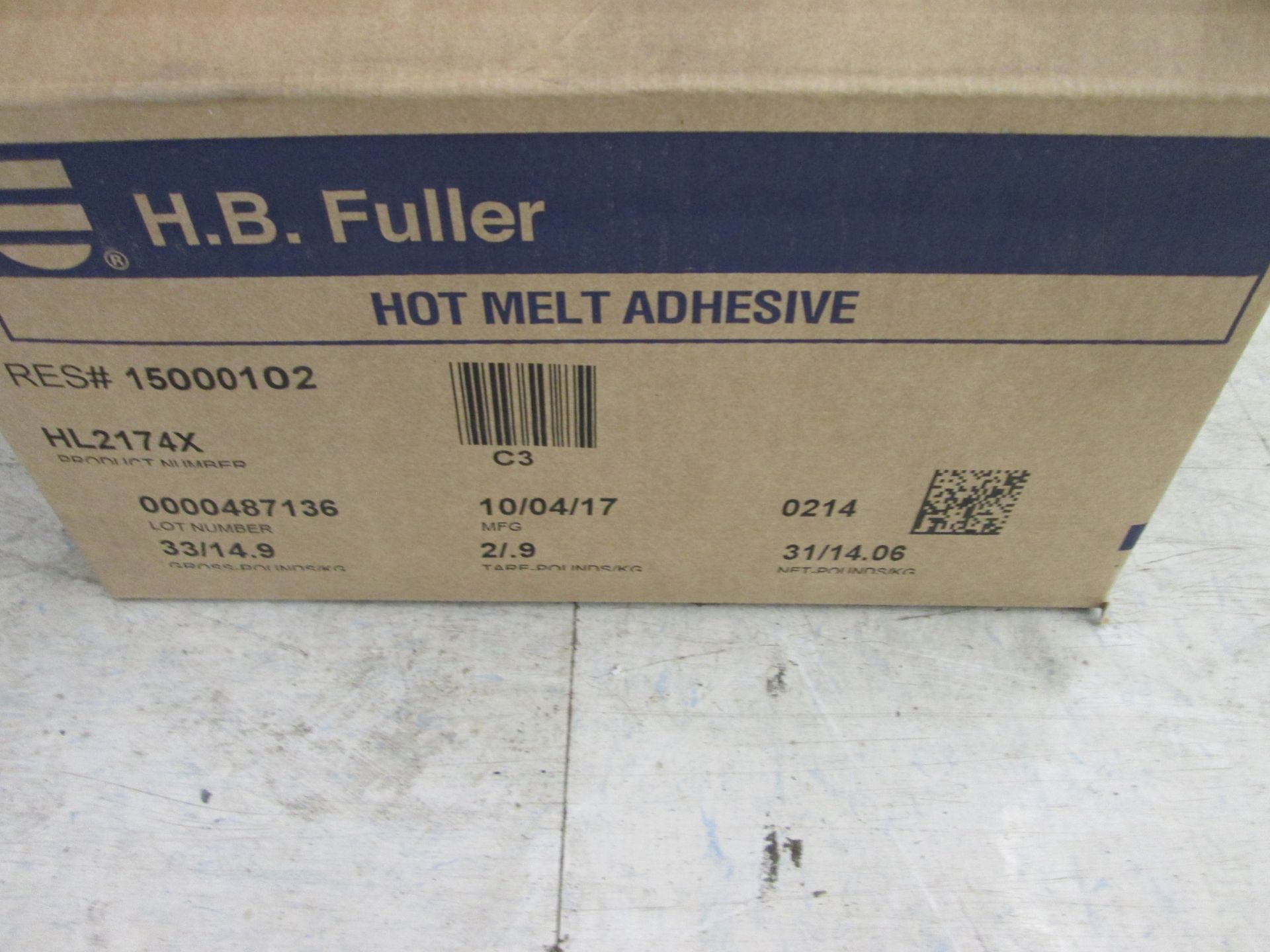Lot of (53) boxes of assorted HB Fuller hot melt adhesive chips, and (7) boxes Technomelt - - Image 3 of 4