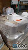 Lot of (20) assorted new rolls of 13 in. paper stock, CLEAR OPTIFLEX PP 200 H CLEAR TC322 A-32