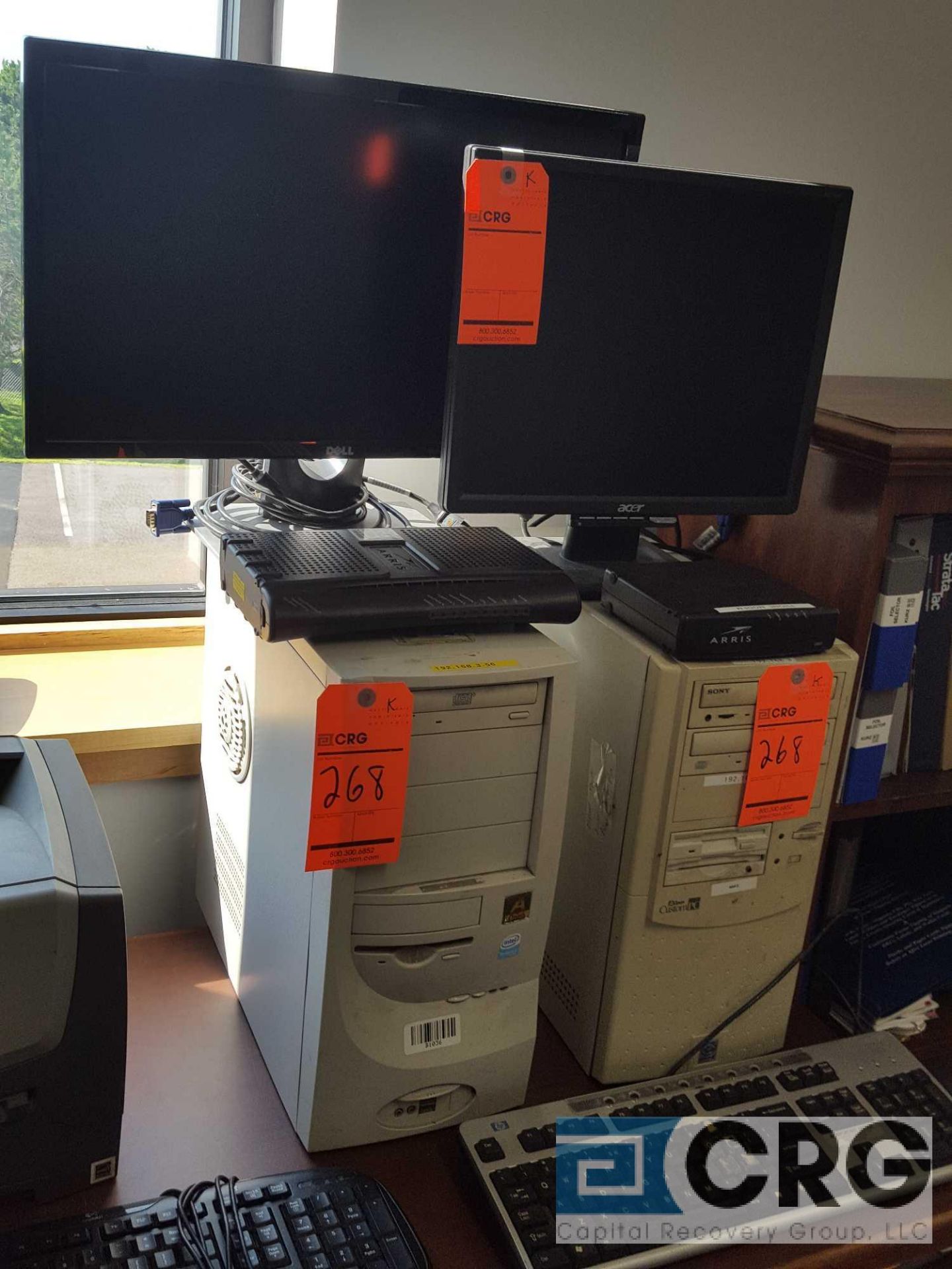 Lot of assorted computers, monitors, keyboards, printer, and accessories etc - Image 3 of 5
