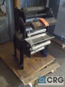 Ko-Pack 350 STOT coater, m/n & s/n unknown - LOCATED AT 524 ROUTE 7 SO., MILTON, VT