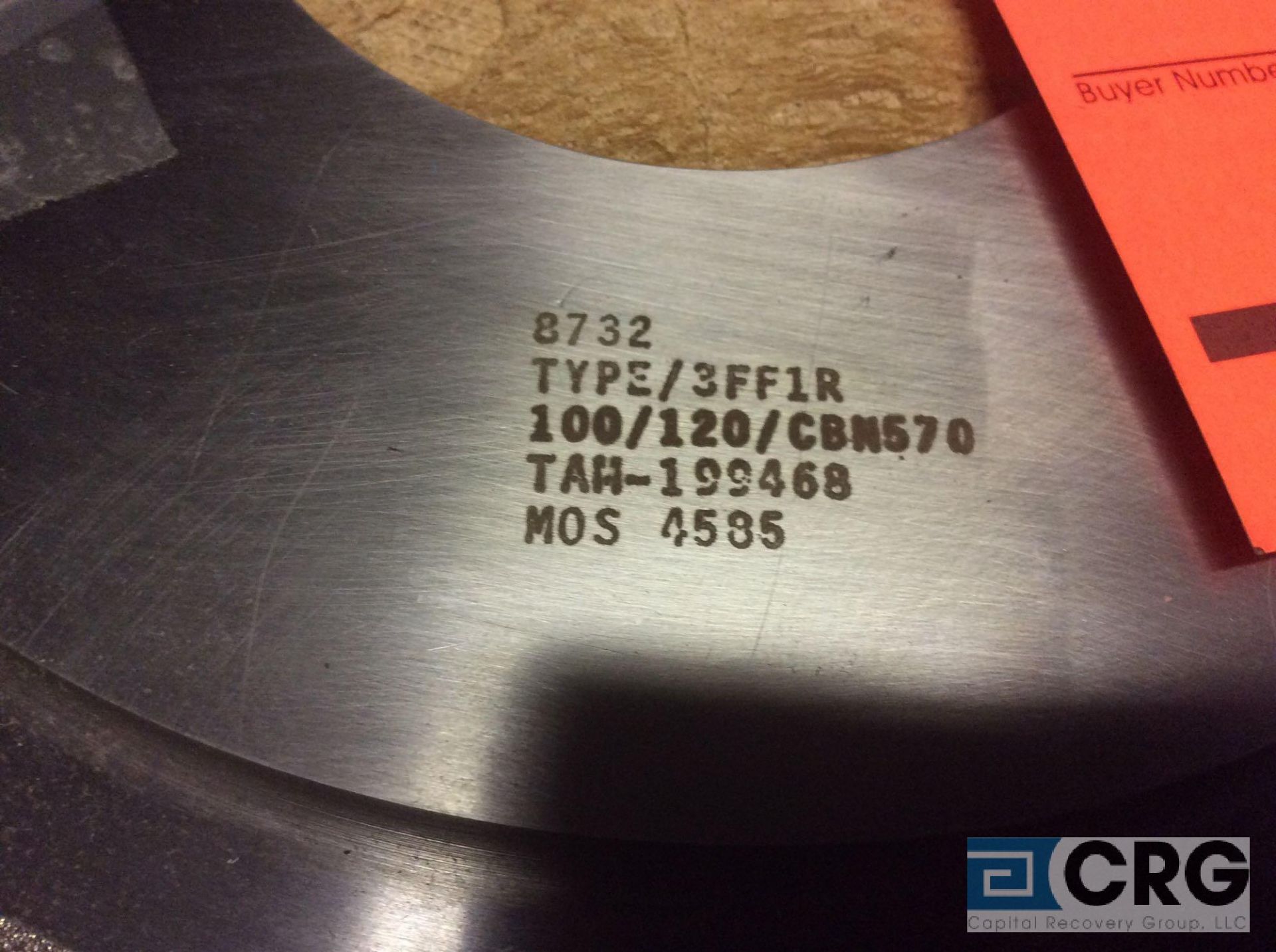 Lot of (6) Amplex diamond wheels, 3FF1R CBN570 - Image 3 of 4