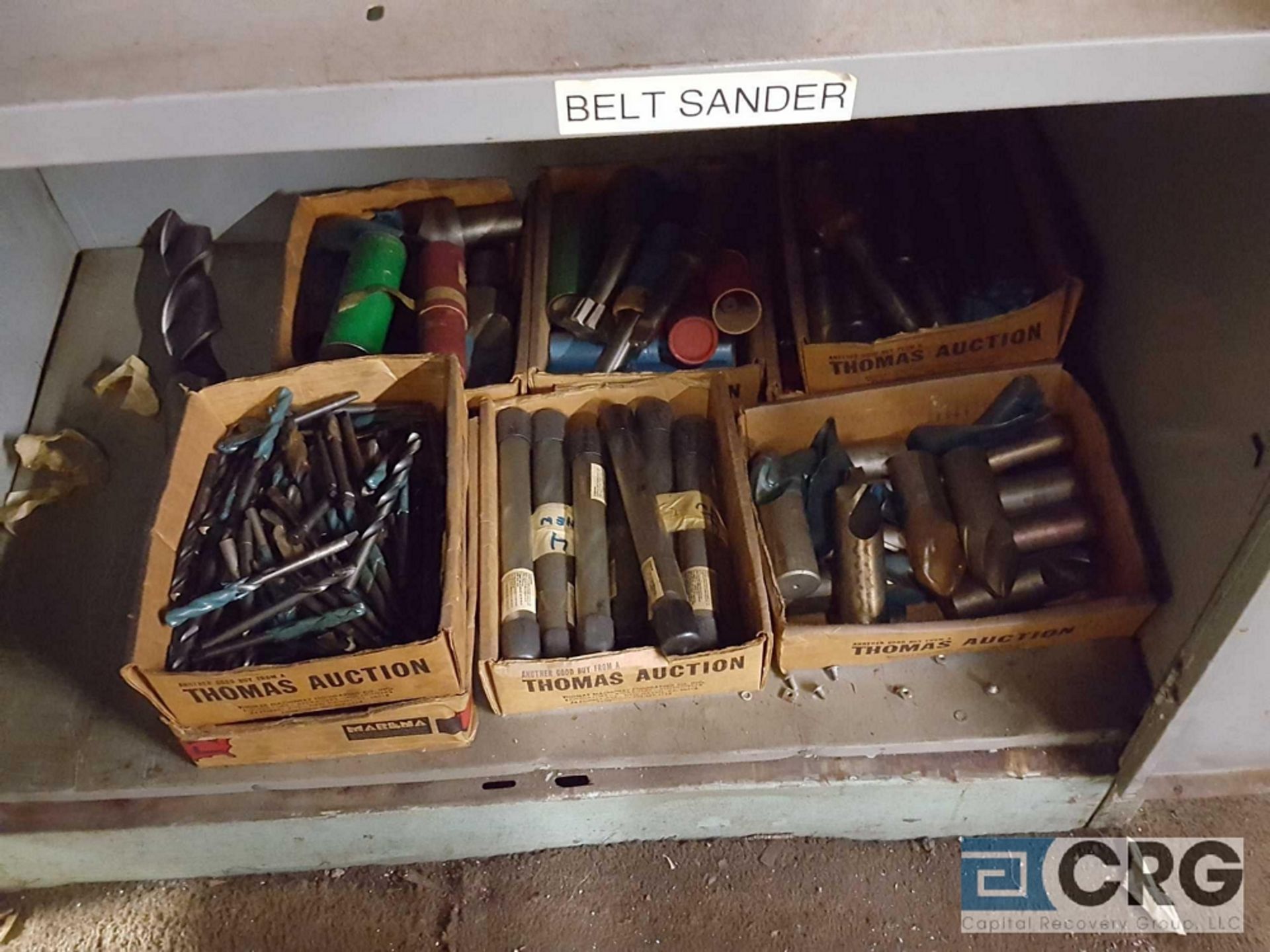 Lot includes (2) cabinets and contents of assorted end mills and cutting tools etc. - Image 22 of 28