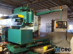 Matsuura MC-1500V CNC milling machine, Fanuc 11M controls, 31 inch x 67 inch table, 40 position ATC,