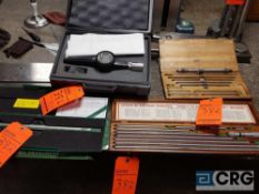 Lot includes (1) Insize 12 inch digital veneer caliper, (1) Federal digital adjustable bore gage,