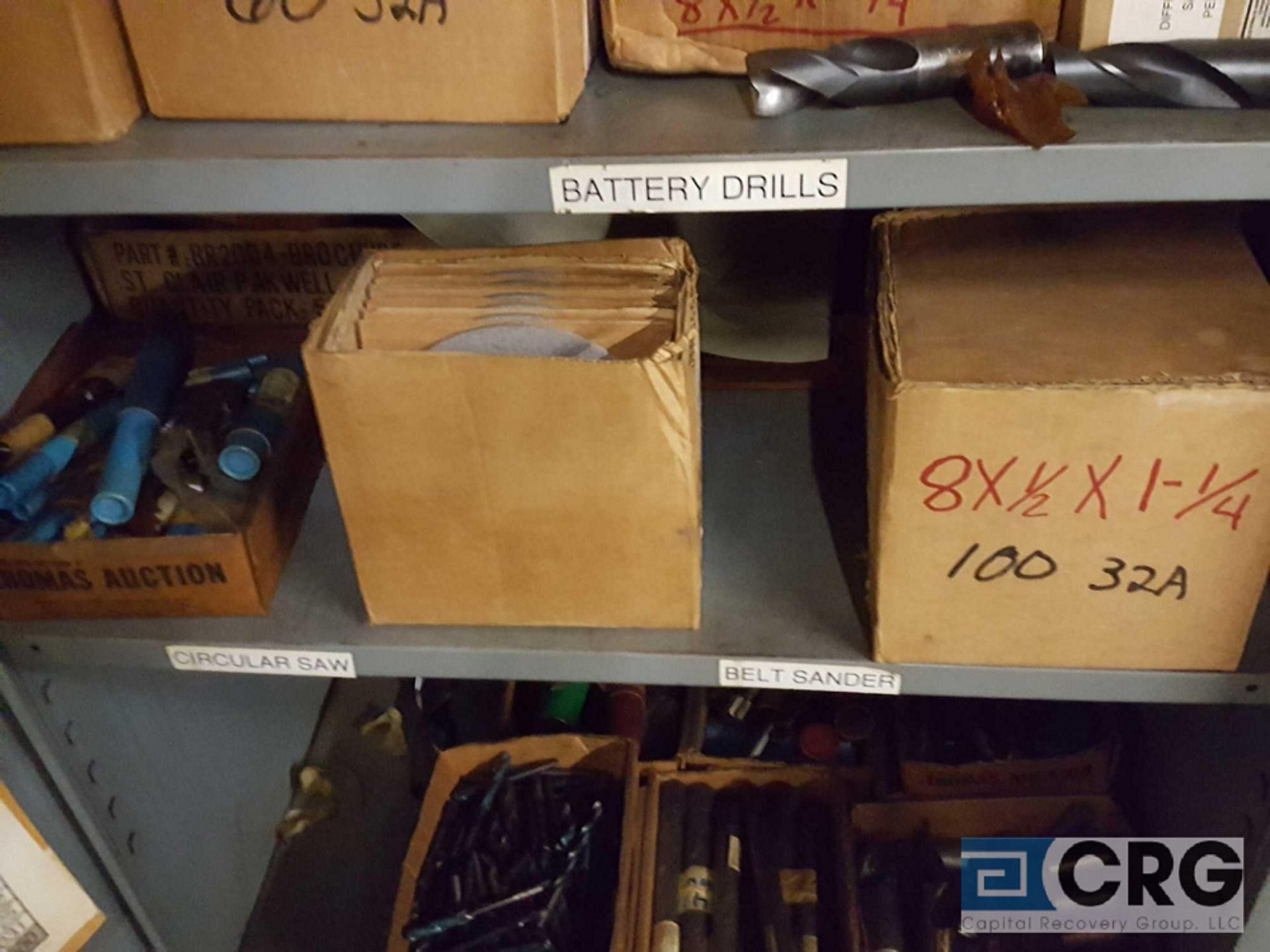 Lot includes (2) cabinets and contents of assorted end mills and cutting tools etc. - Image 24 of 28