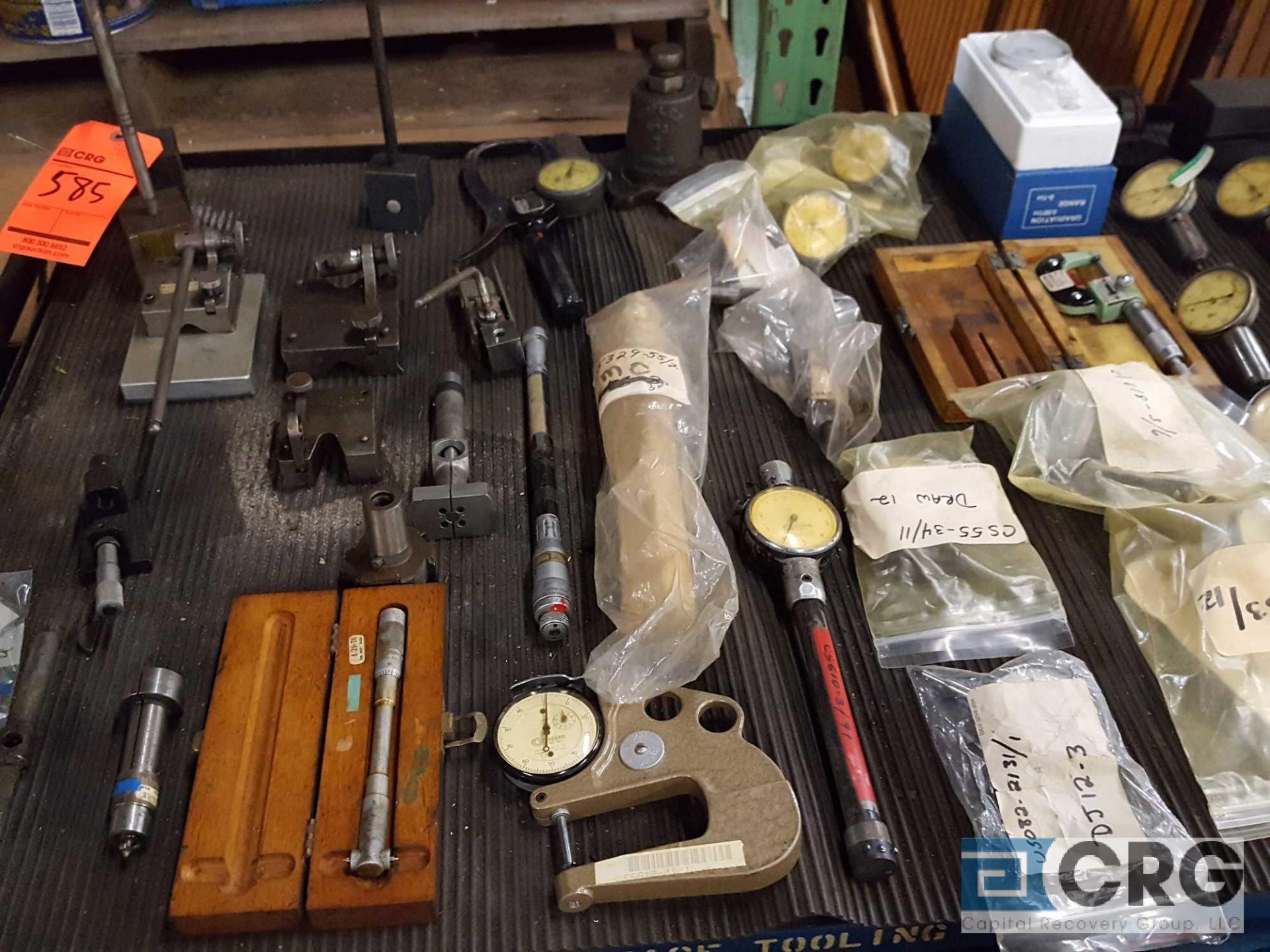 Lot of assorted machine shop tooling etc, including cutting tools, inspection tools, hold down tools - Image 11 of 28