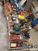 Lot of assorted tools etc, contents of (2) pallets includes power booster, power supply, (2)