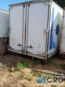 Trailer body storage container, empty