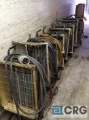Lot of (12) assorted portable electric heaters.