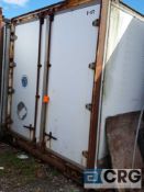 Trailer body storage container, no contents, contents will be removed by seller.