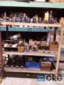 Lot of assorted machine shop tooling with stand