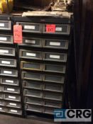 TAB 10 door steel parts storage cabinet with pin and plug gage inventory, subject to entirety bid,