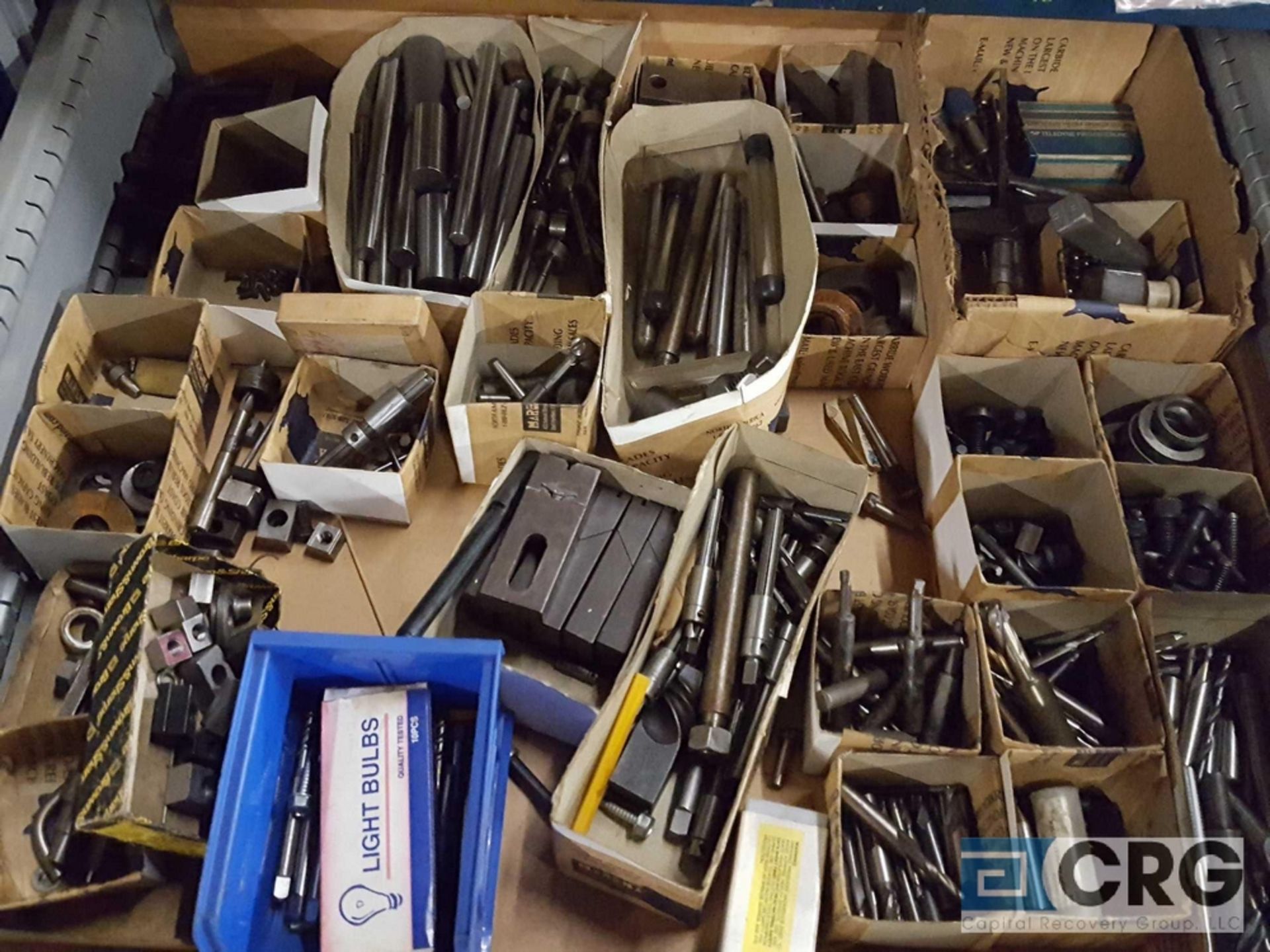 Lot of assorted machine shop tooling etc, including cutting tools, inspection tools, hold down tools - Image 24 of 28