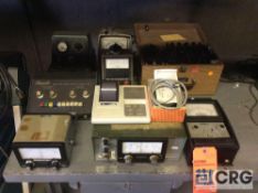 Lot of asst electronic measuring instruments and gages