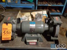 Lot of (3) Rockwell double end 7 inch bench grinder, model 23-751, 1/2 hp, 230/460 volts, 1.6/ 0.8