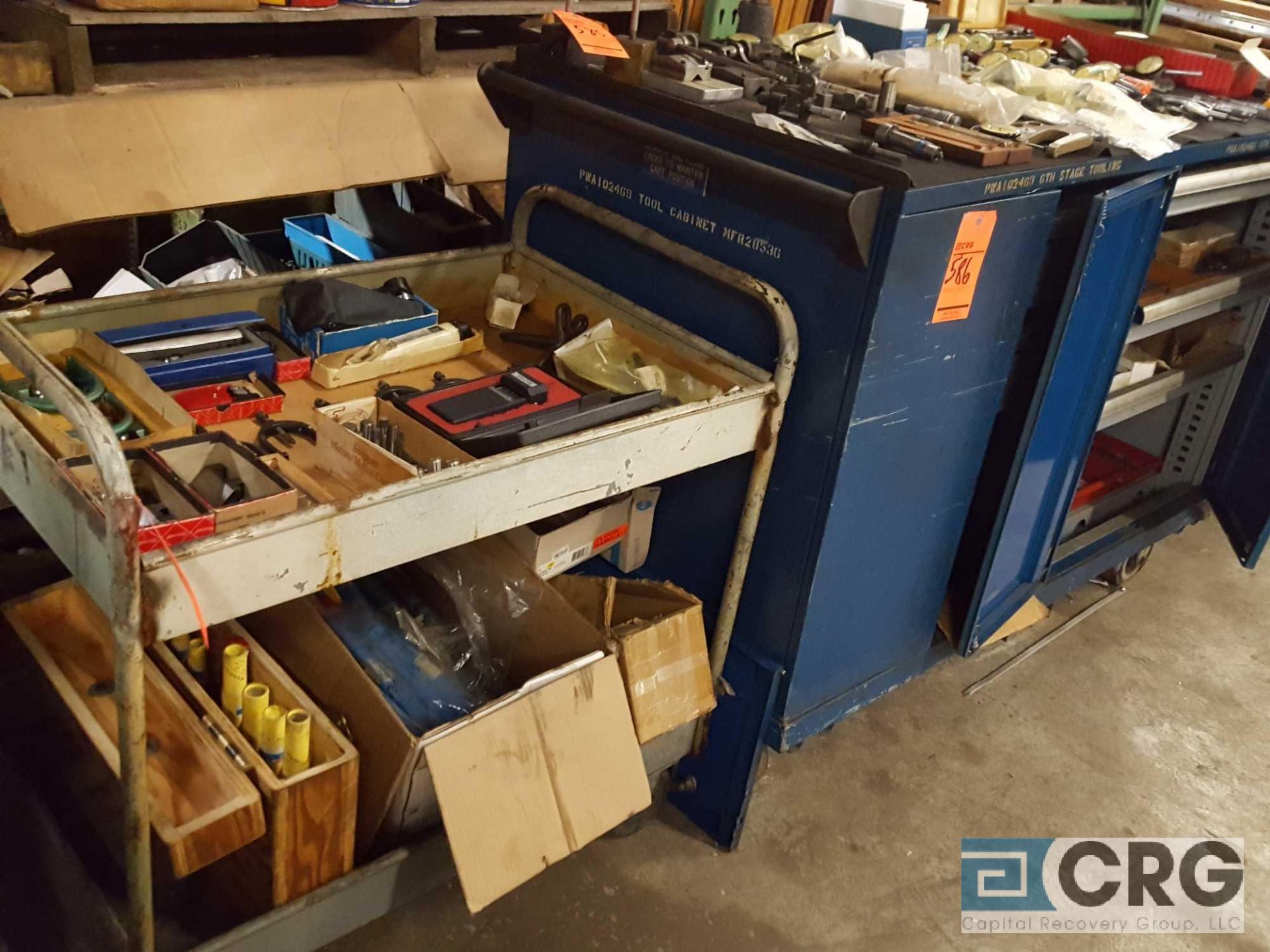 Lot of assorted machine shop tooling etc, including cutting tools, inspection tools, hold down tools